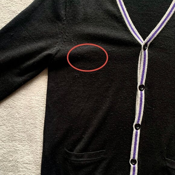 Fred Perry Merino Wool Cardigan Sweater. Medium. - Picture 10 of 11